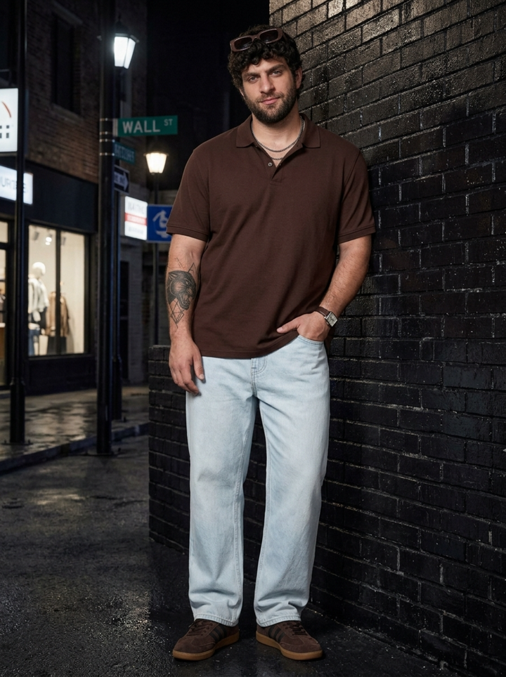 PLUS SIZE MEN SMART POLO | XL-7XL