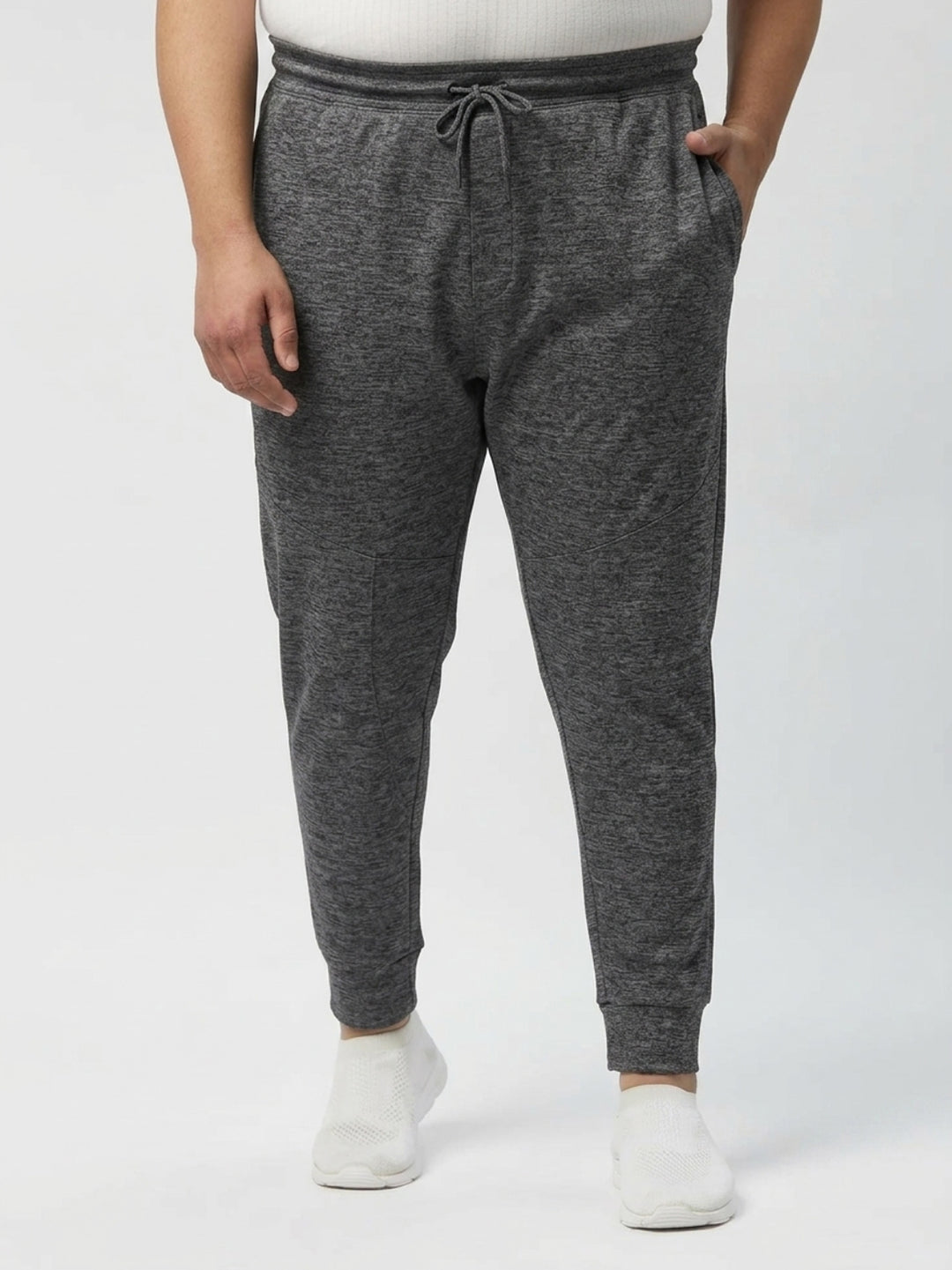 Men Everyday Solid Knit Jogger | XL-7XL