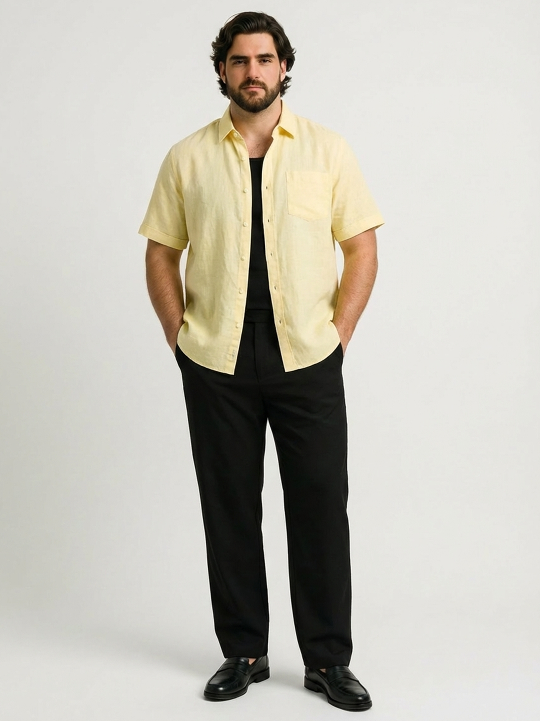 BIG HELLO - THE PLUS LIFE-Men Holiday Shirts