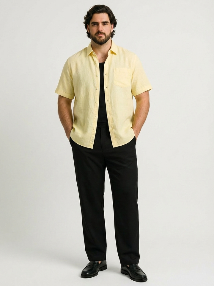 BIG HELLO - THE PLUS LIFE-Men Holiday Shirts