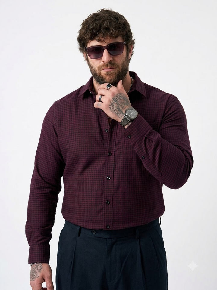PLUS SIZE CHECK SHIRT FOR MEN | XL-7XL