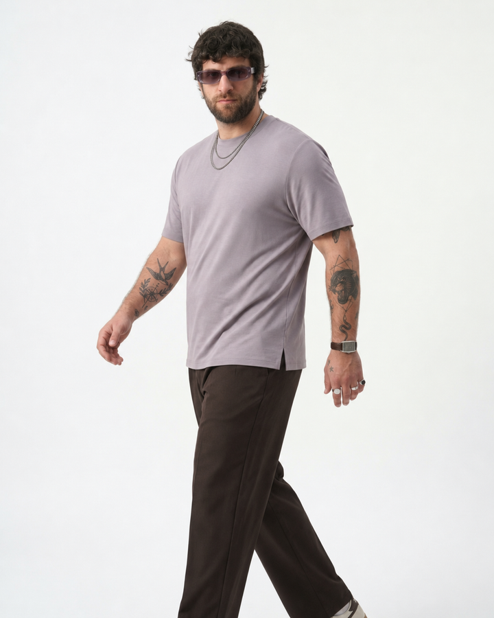 PLUS SIZE BAMBOO COTTON LYCRA T-SHIRT FOR MEN | XL-7XL