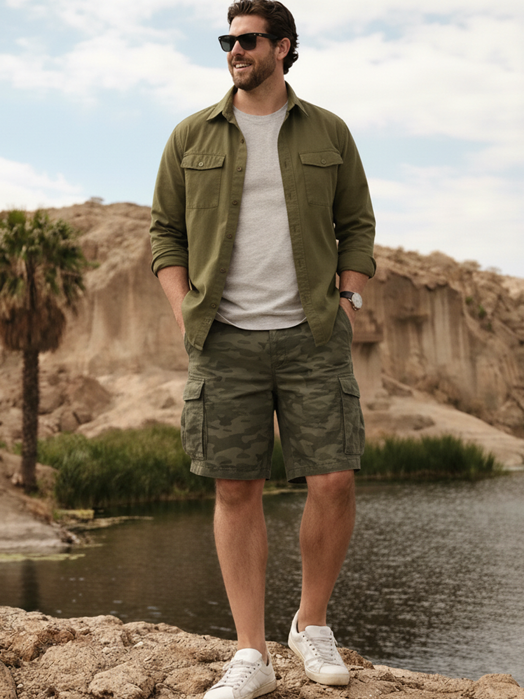 Men Outdoor Cargo Short
