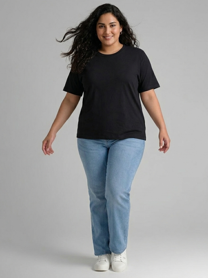 BIG HELLO - THE PLUS LIFE-Womens T-Shirt - Essential
