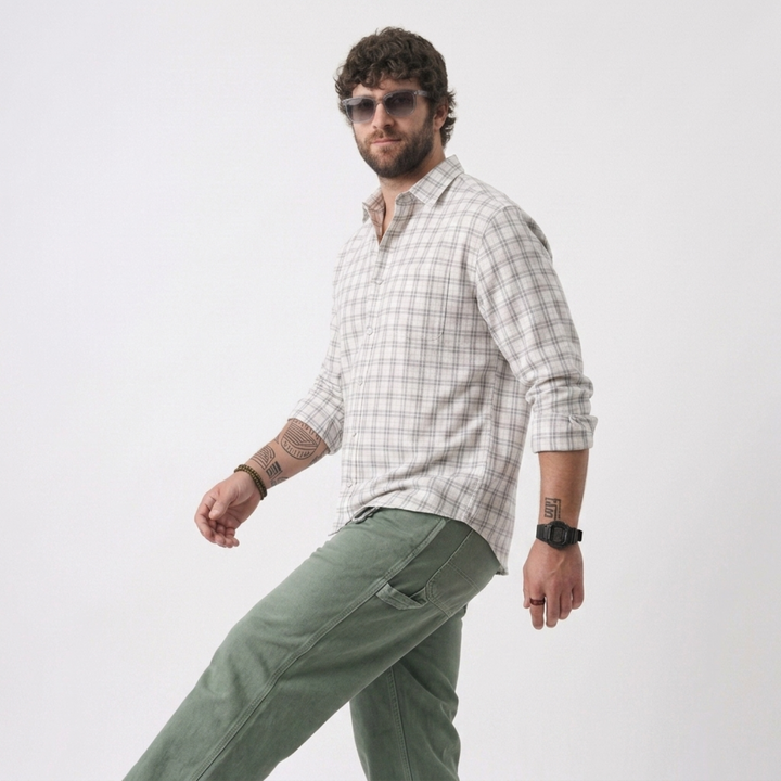 PLUS SIZE MEN’S CHECK SHIRT | XL-7XL