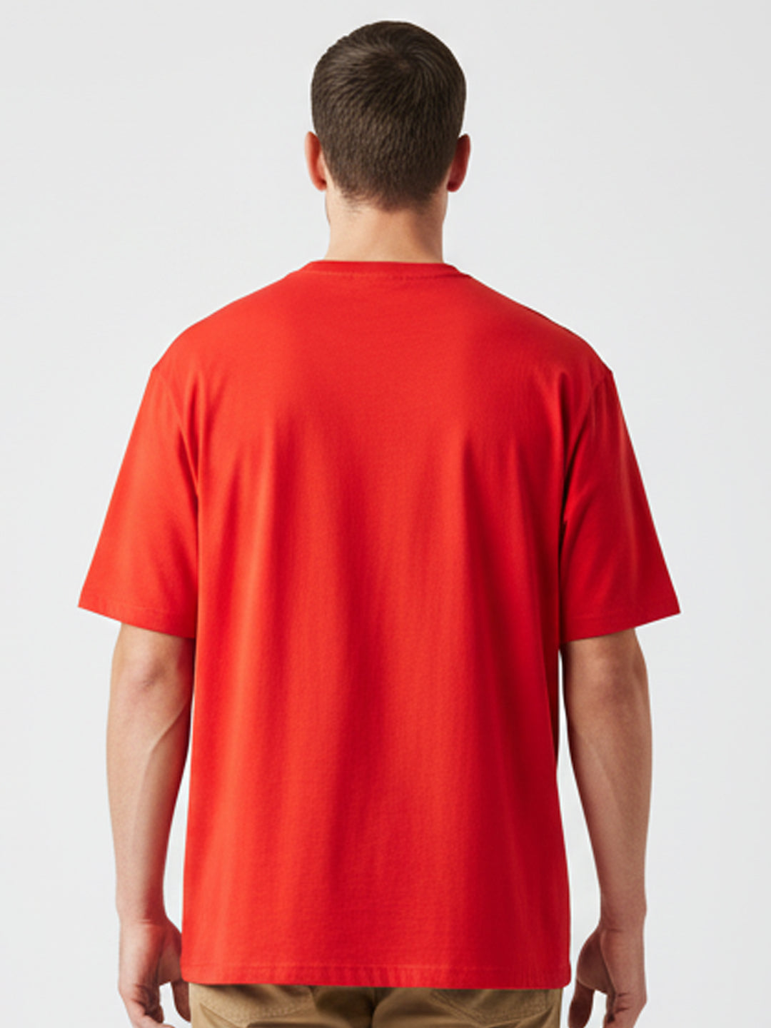 PLUS SIZE RED LABEL COTTON LYCRA LOOSE FIT T-SHIRT FOR MEN | XL-7XL