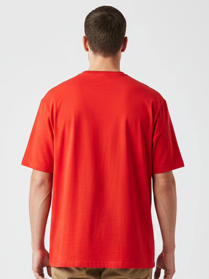 PLUS SIZE RED LABEL COTTON LYCRA LOOSE FIT T-SHIRT FOR MEN | XL-7XL