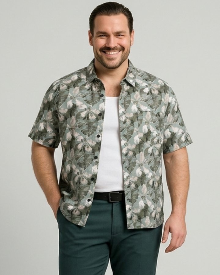 PLUS SIZE PRINTED SHIURT FOR MEN | XL-7XL
