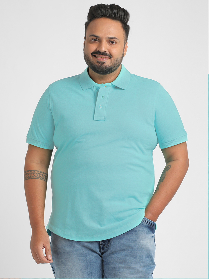 BIG HELLO I PLUS SIZE CHROMALUX EVERYDAY PIQUE POLO | XL-7XL