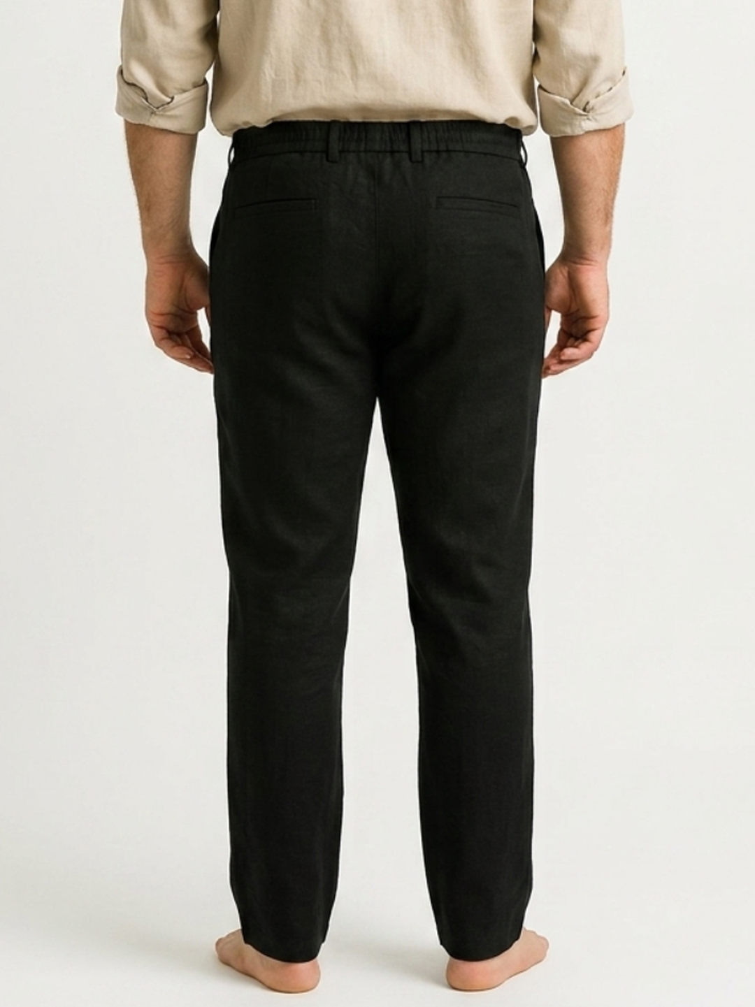 PLUS SIZE MEN LINEN PULL ON PANT | XL-7XL