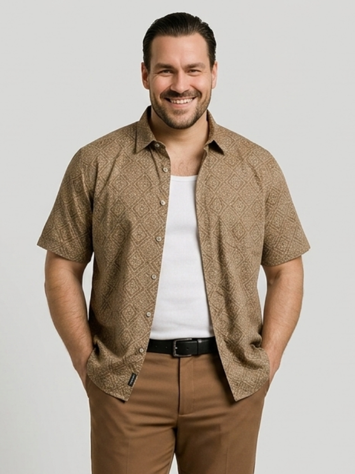 PLUS SIZE MEN PRINTED SHIRT FOR MEN | XL-7XL