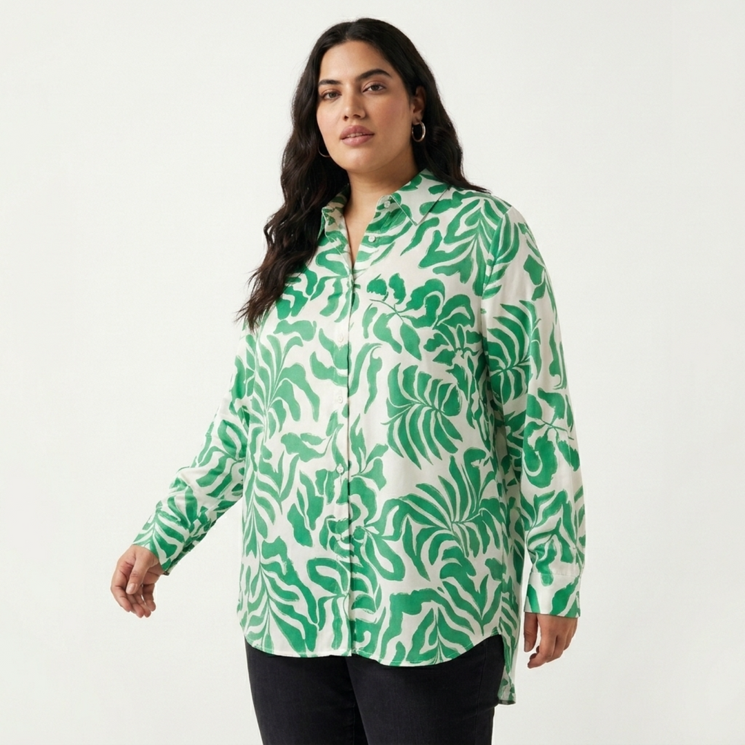 PLUS SIZE WOMEN’S PRINTED SHIRT | XL-7XL