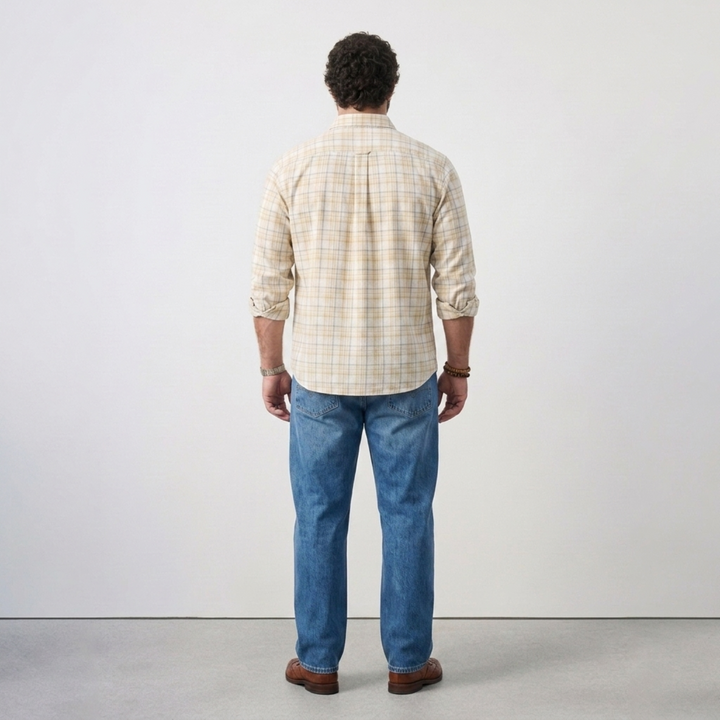 PLUS SIZE MEN’S CHECK SHIRT | XL-7XL