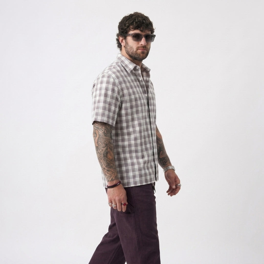 PLUS SIZE MEN’S CHECK SHIRT | XL-7XL