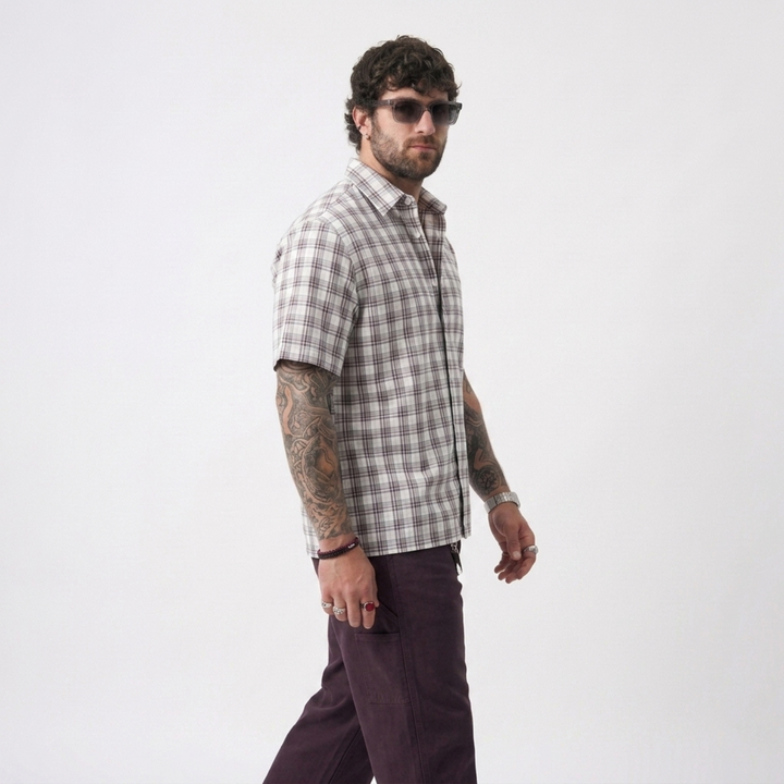 PLUS SIZE MEN’S CHECK SHIRT | XL-7XL