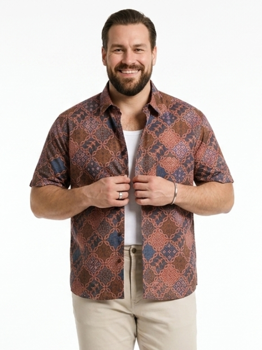 PLUS SIZE PRINTED SHIRT FOR MEN | XL-7XL