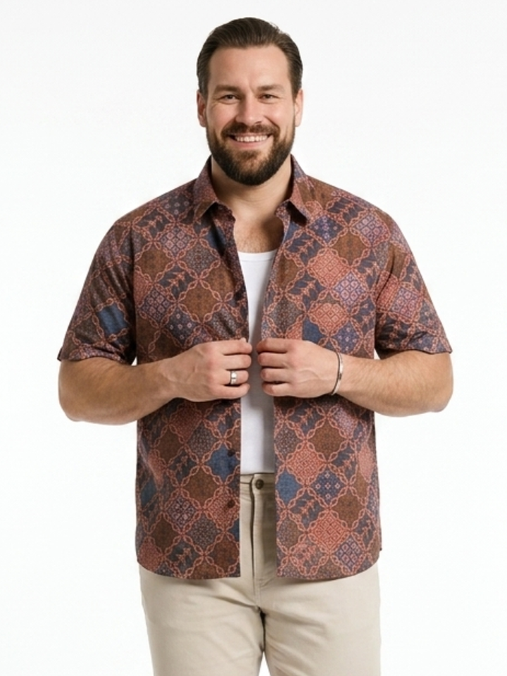 PLUS SIZE PRINTED SHIRT FOR MEN | XL-7XL