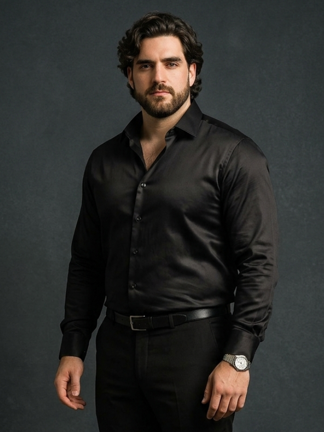 PLUS SIZE MEN SOLID SHIRT| XL-7XL