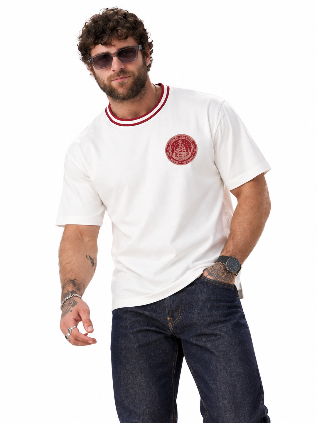 PLUS SIZE MEN RINGER TEES | XL-7XL