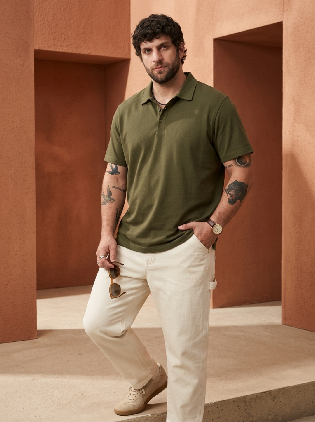 PLUS SIZE MEN SMART POLO | XL-7XL