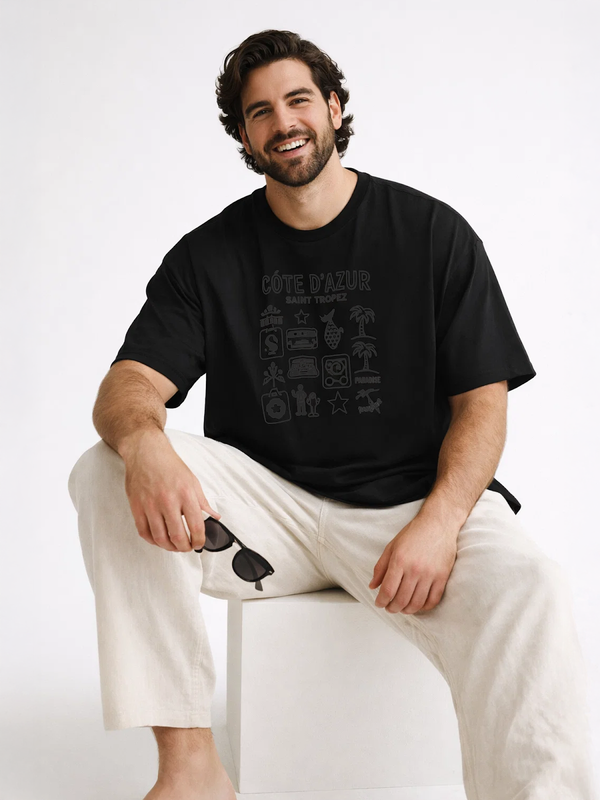 PLUS SIZE GRAPHIC T-SHIRT FOR MEN | XL-7XL