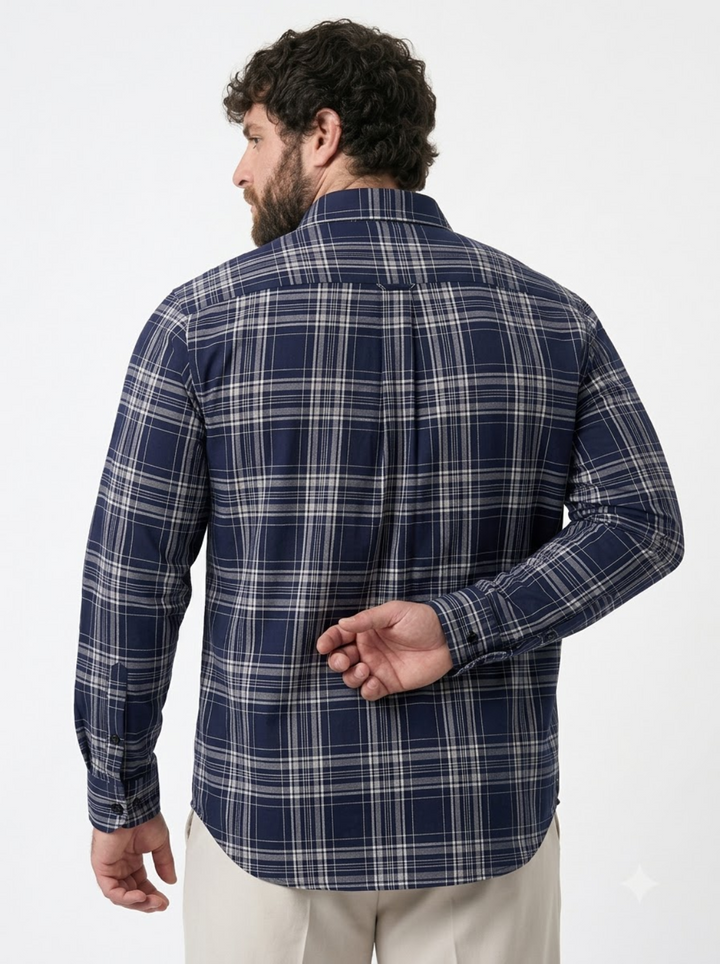 PLUS SIZE CHECK SHIRT FOR MEN | XL-7XL