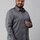 Plus Size Move In Style Solid Satin Shirt | XL-7XL