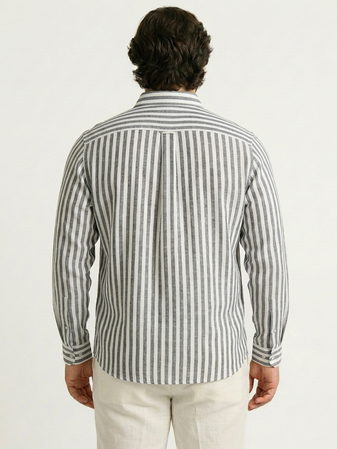 PLUS SIZE MEN STRIPE SHIRT| XL-7XL