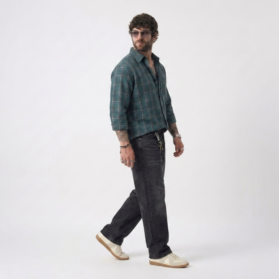 PLUS SIZE MEN’S CHECK SHIRT | XL-7XL