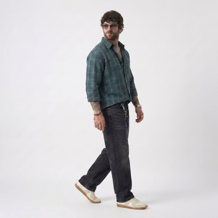 PLUS SIZE MEN’S CHECK SHIRT | XL-7XL