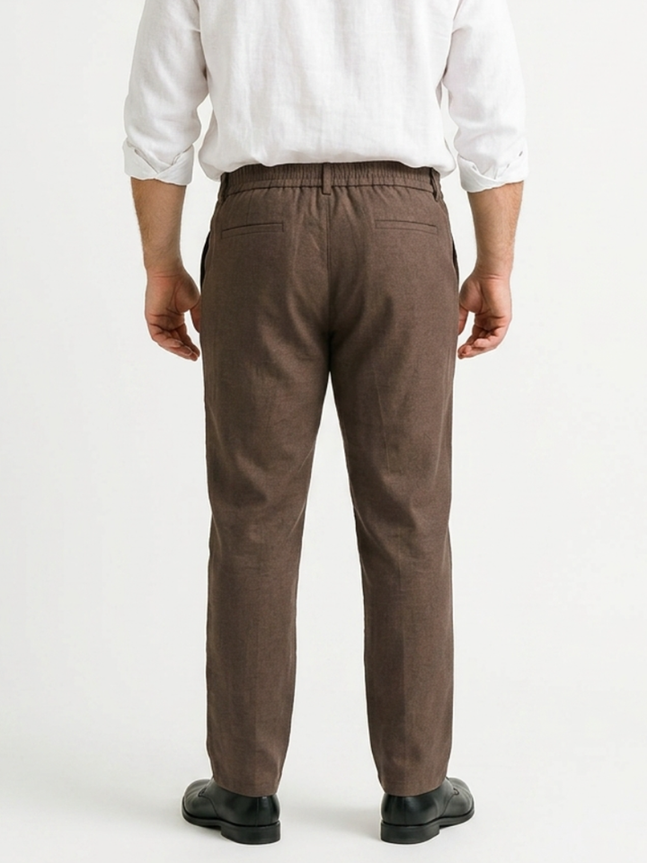 PLUS SIZE MEN LINEN PULL ON PANT | XL-7XL