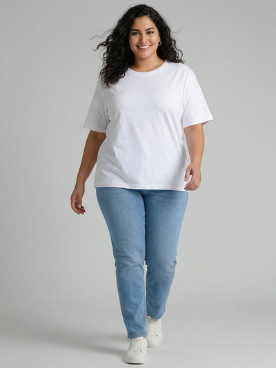 BIG HELLO - THE PLUS LIFE-Womens T-Shirt - Essential