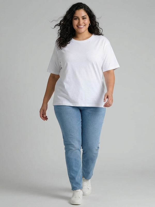 BIG HELLO - THE PLUS LIFE-Womens T-Shirt - Essential