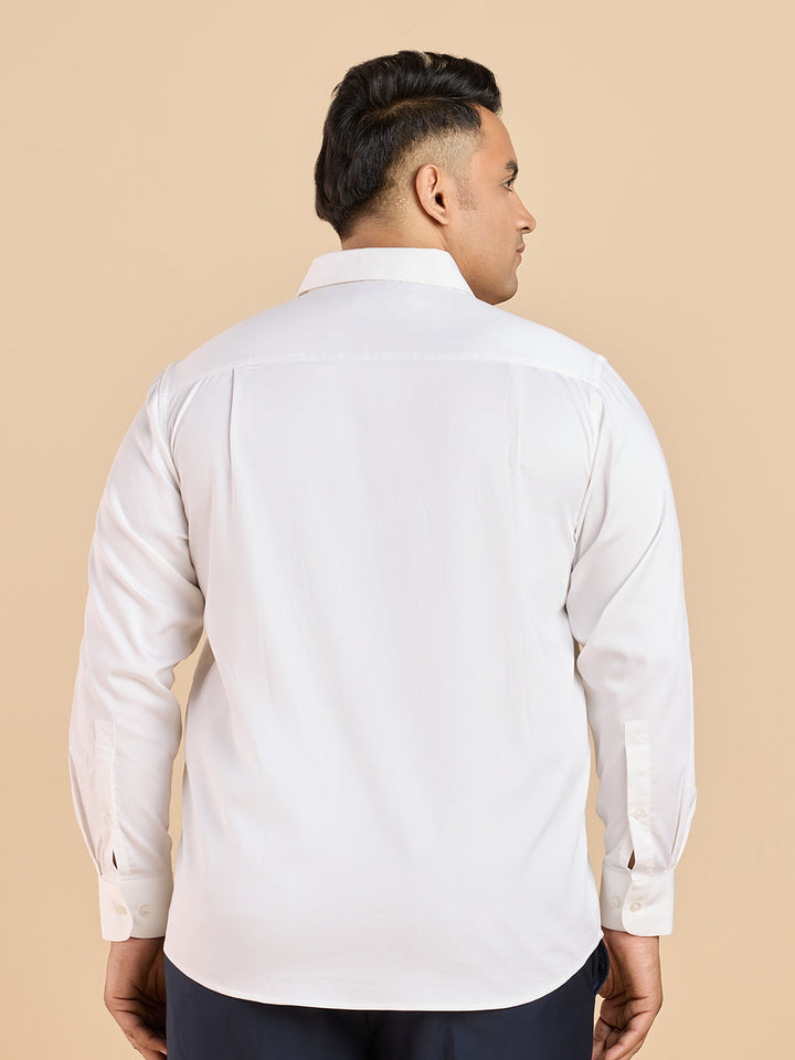 Move In Style Solid Satin Shirt