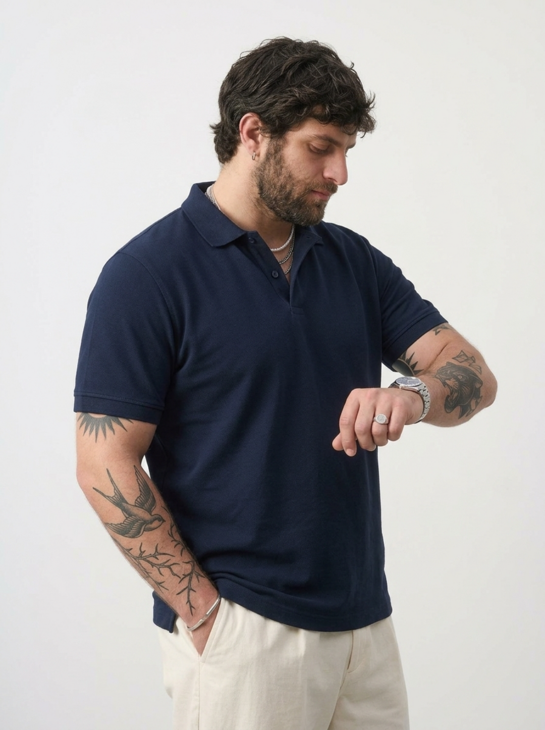 PLUS SIZE MEN SMART POLO | XL-7XL