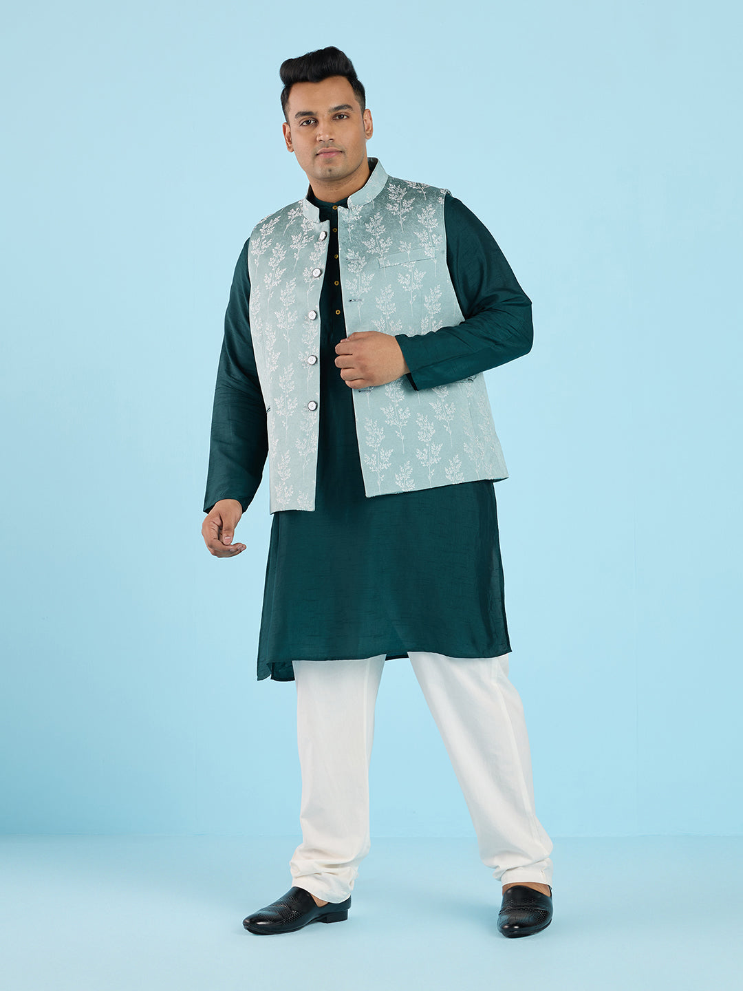 Jacquard Bandgala Waistcoat