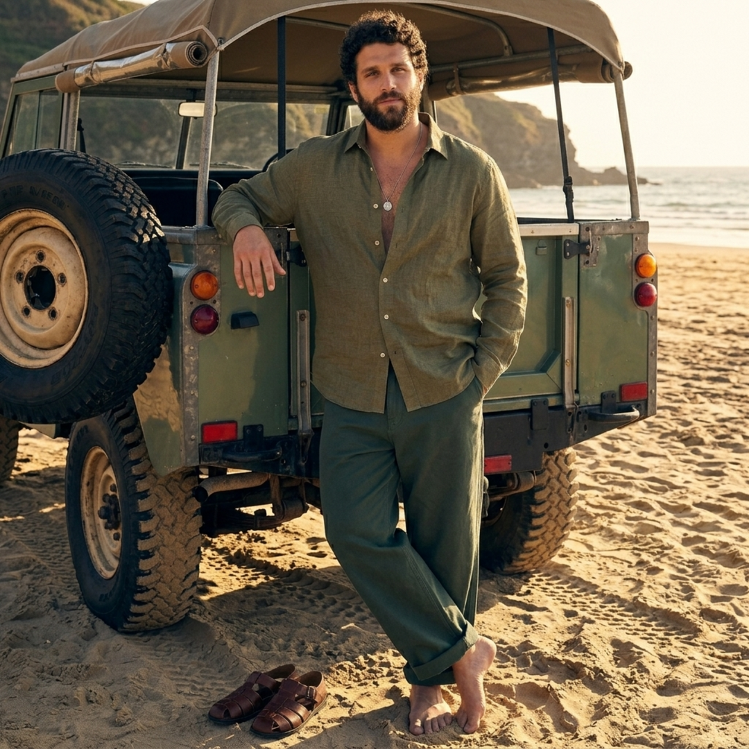 PLUS SIZE MEN’S SOLID SHIRT | XL-7XL