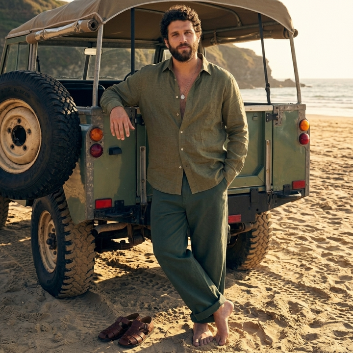 PLUS SIZE MEN’S SOLID SHIRT | XL-7XL