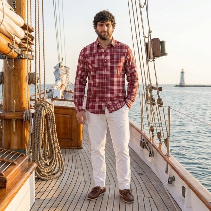 PLUS SIZE MEN’S CHECK SHIRT | XL-7XL