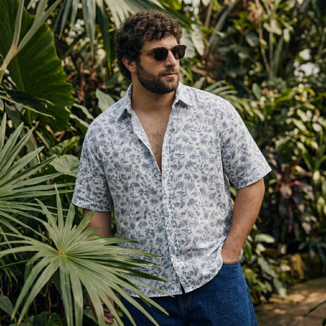 PLUS SIZE MEN’S PRINTED SHIRT | XL-7XL