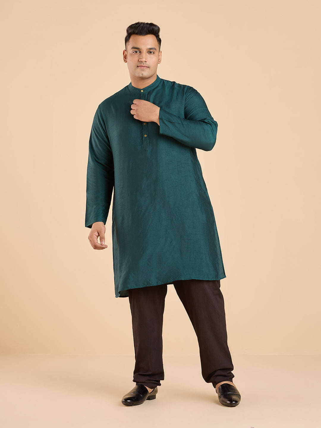 Plus Size Radiant Silk Essence Kurta | XL-7XL