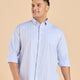 Plus Size Modern Oxford Stripes Shirt | XL-7XL