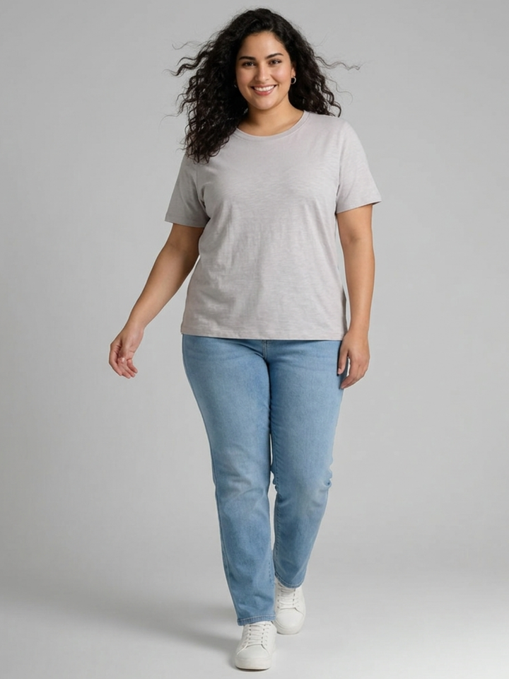 BIG HELLO - THE PLUS LIFE-Womens T-Shirt - Essential
