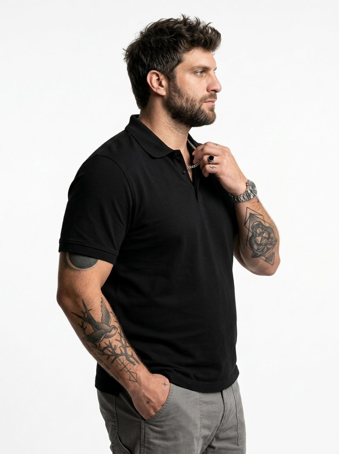 PLUS SIZE MEN SMART POLO | XL-7XL