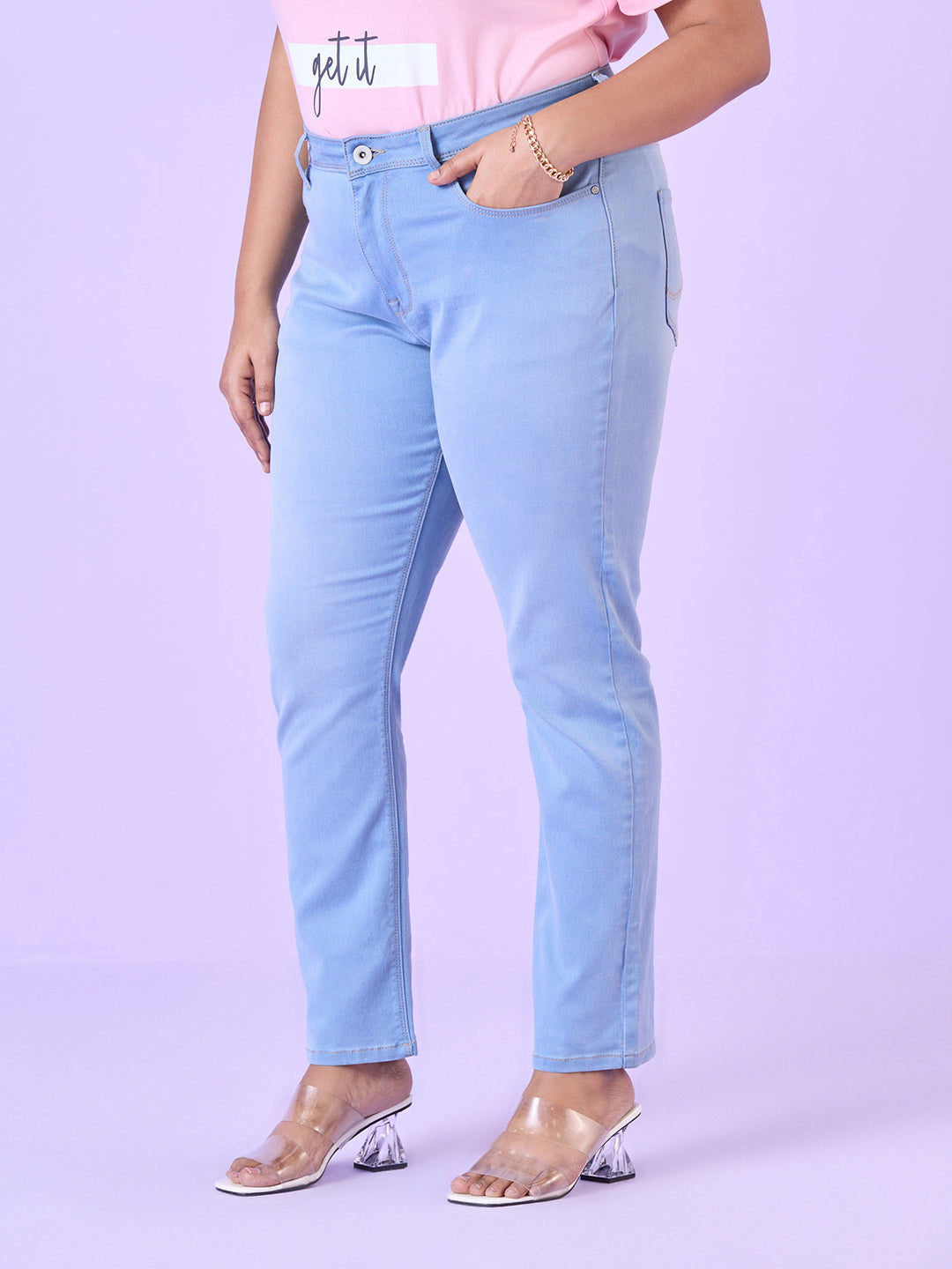 Womens Denim Jeans - Denim
