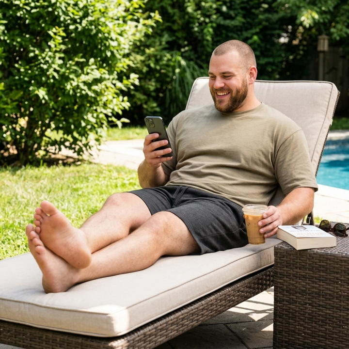 PLUS SIZE MEN KNIT LOUNGE SHORTS | XL-7XL