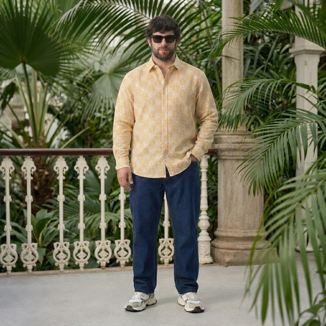 PLUS SIZE MEN’S PRINTED SHIRT | XL-7XL