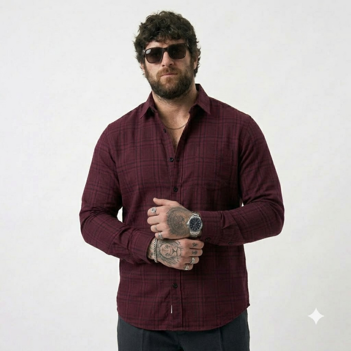 PLUS SIZE CHECK SHIRT FOR MEN | XL-7XL