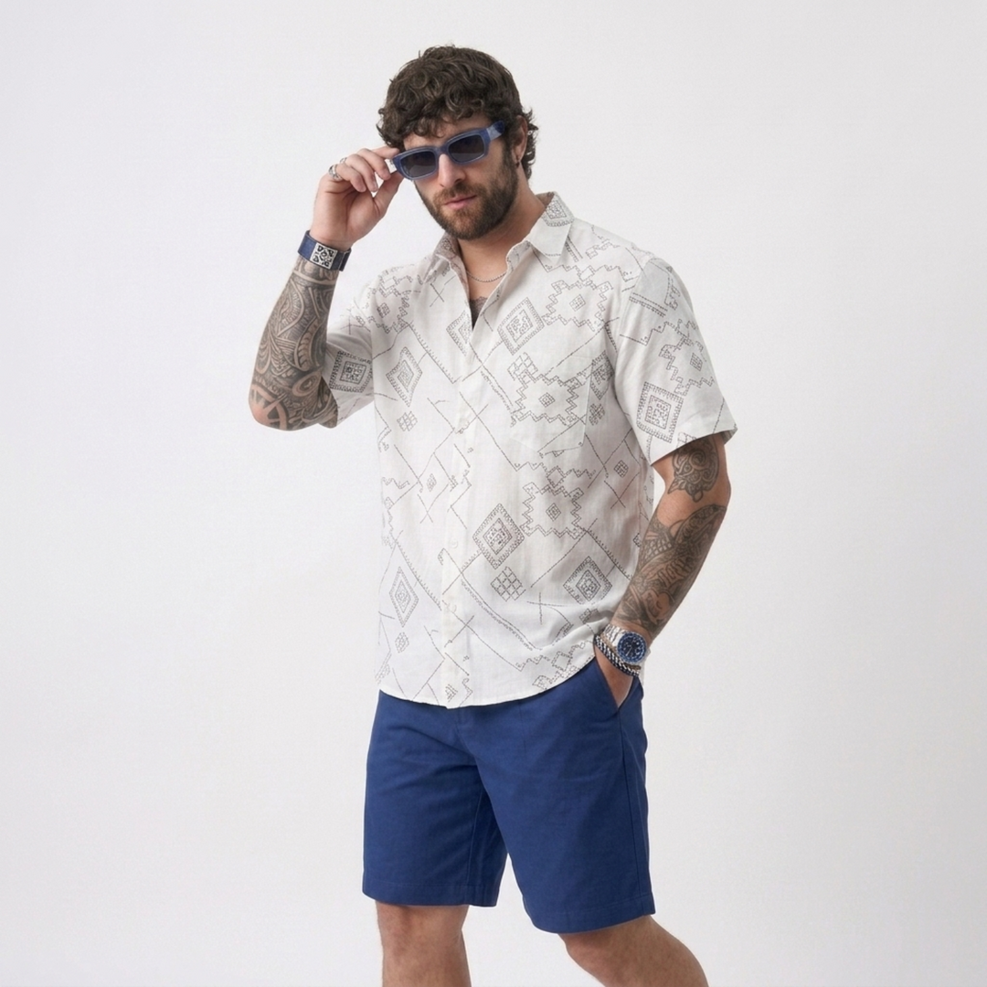 PLUS SIZE MEN’S PRINTED SHIRT | XL-7XL