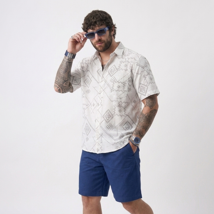 PLUS SIZE MEN’S PRINTED SHIRT | XL-7XL
